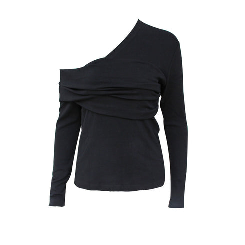 Sexy strapless women's T-shirt women - ROUTINE FASHION